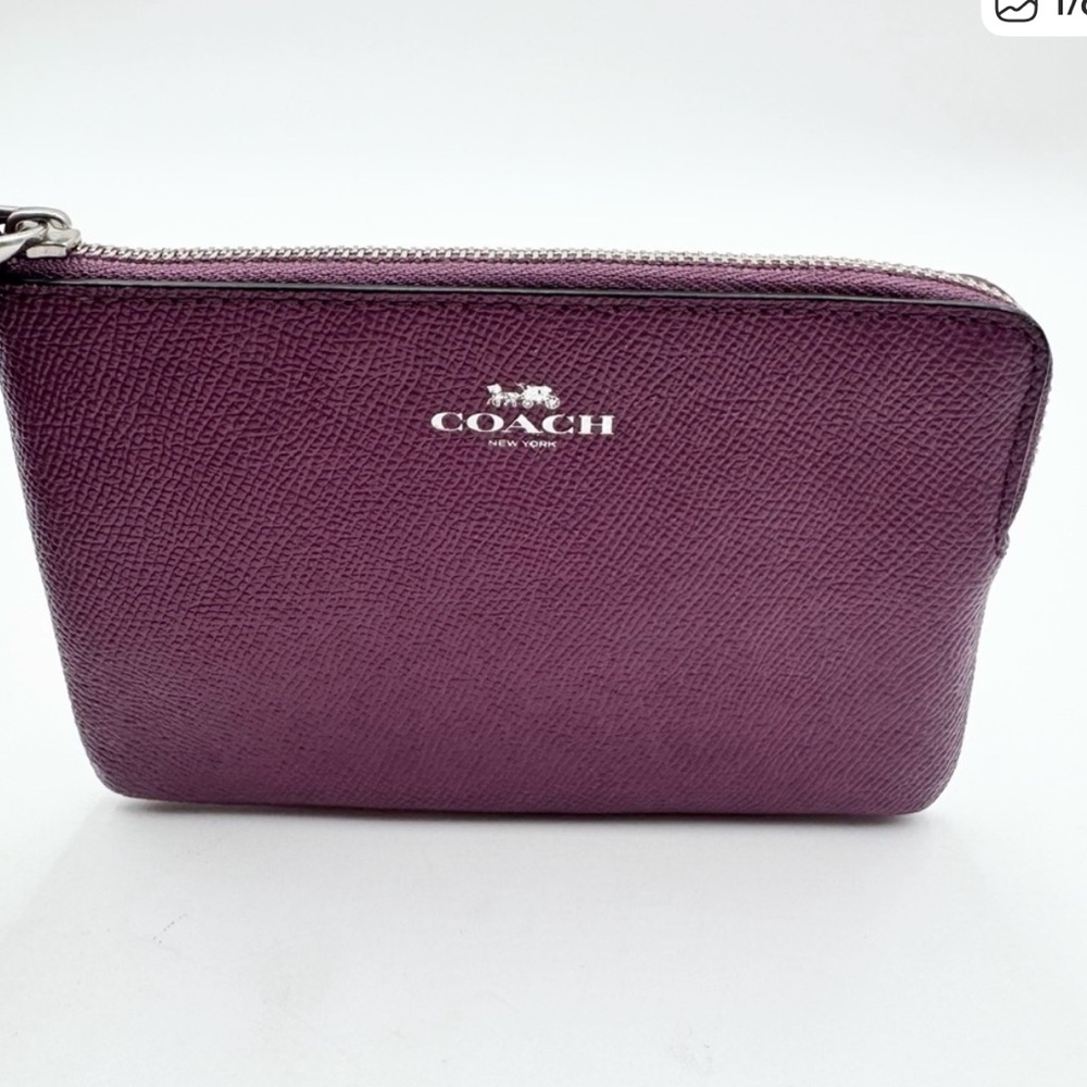 Coach Purple Wristlet